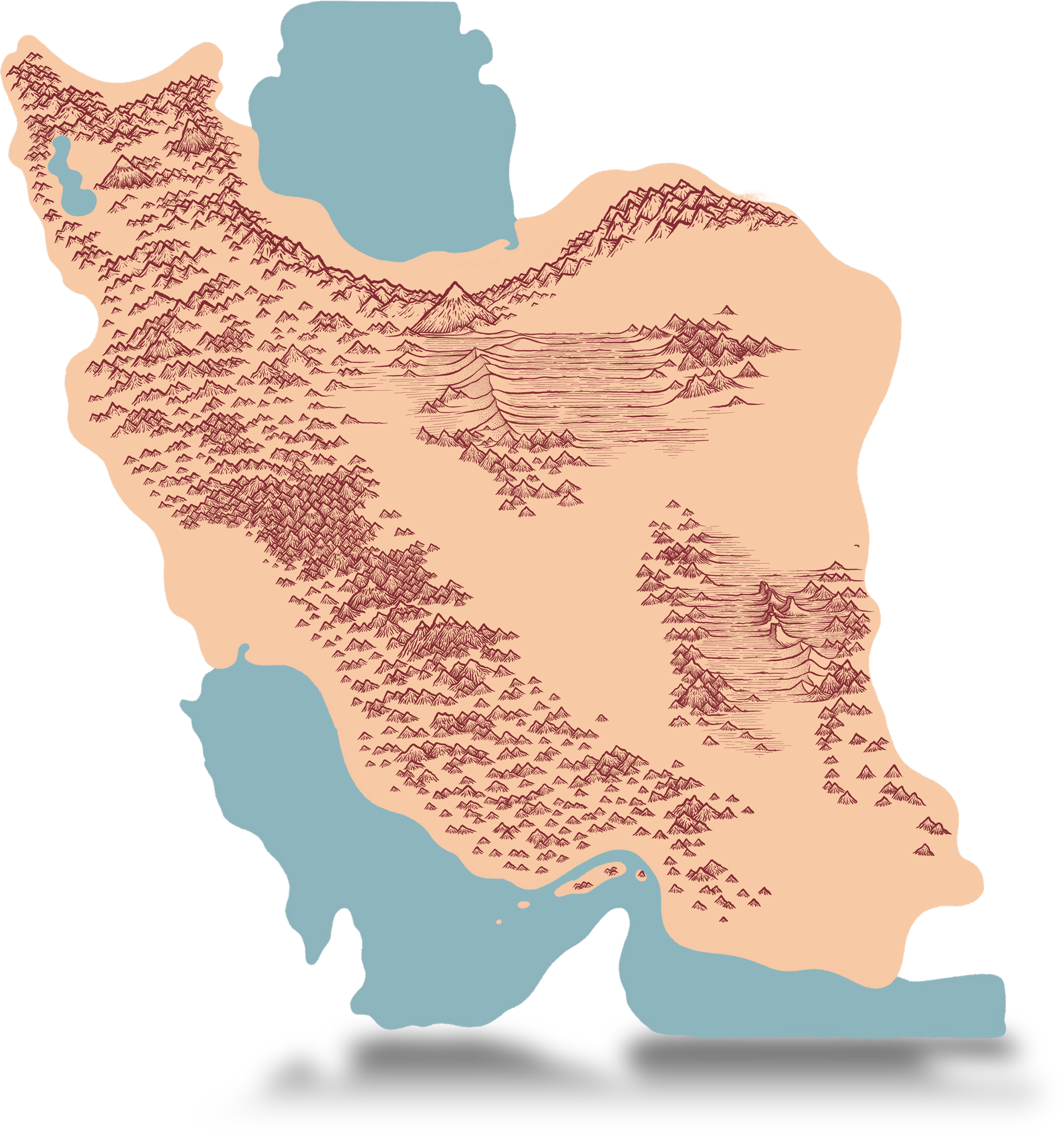 Iran Map Majidtours